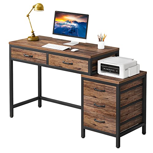 Computer Desk with 5 Drawers F6296