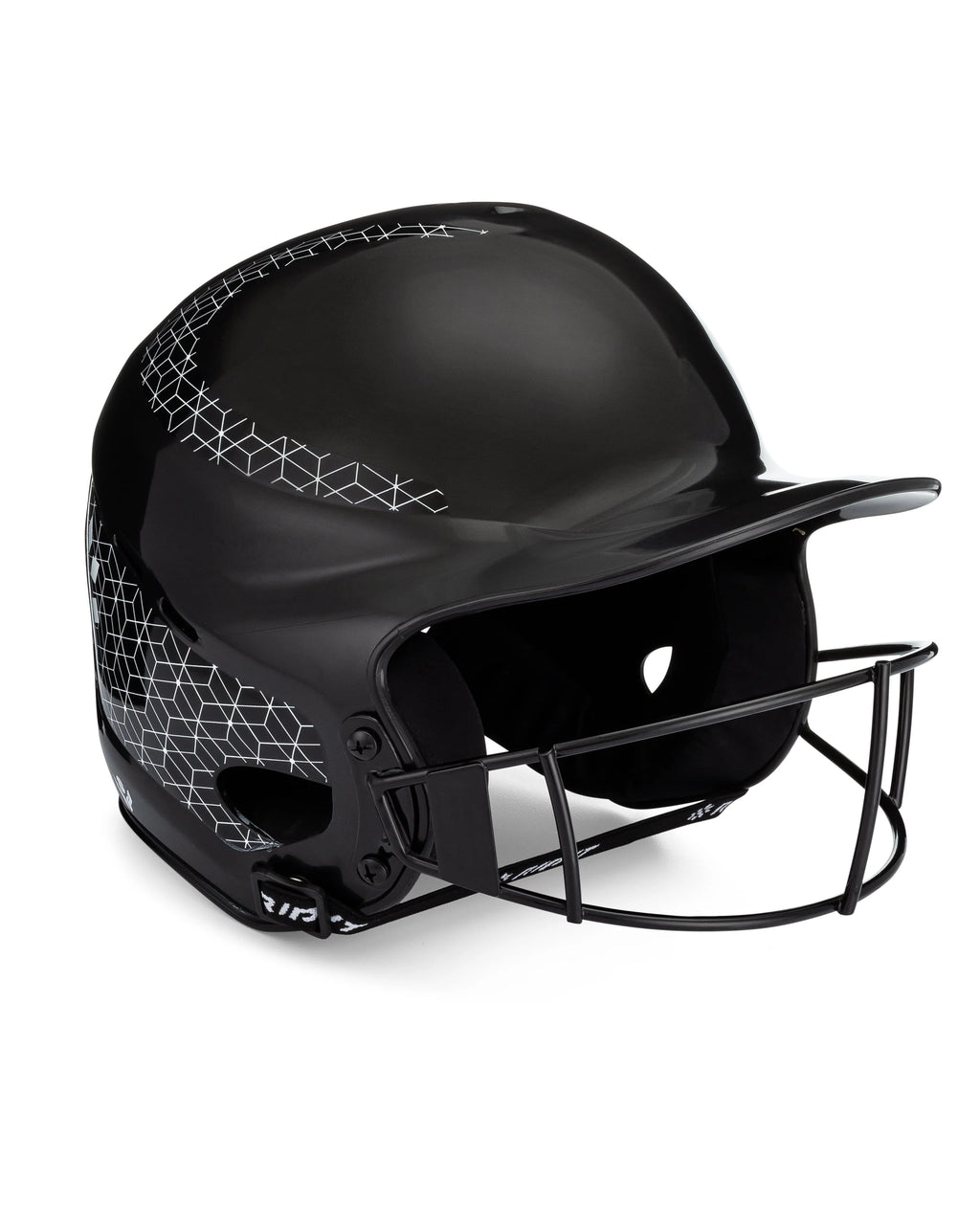 White Softball Batting Helmet L6172