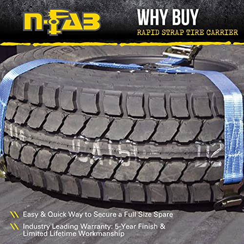 Gloss Black Truck Bed Tire Carrier U63899