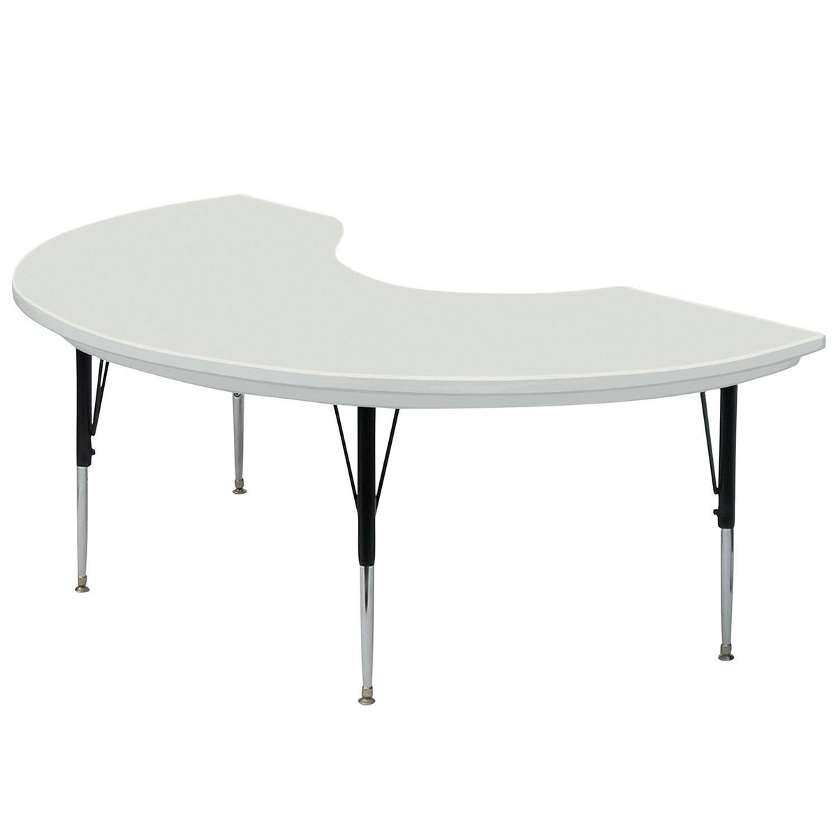 Kidney Shape Blow Molded Activity Table J1793