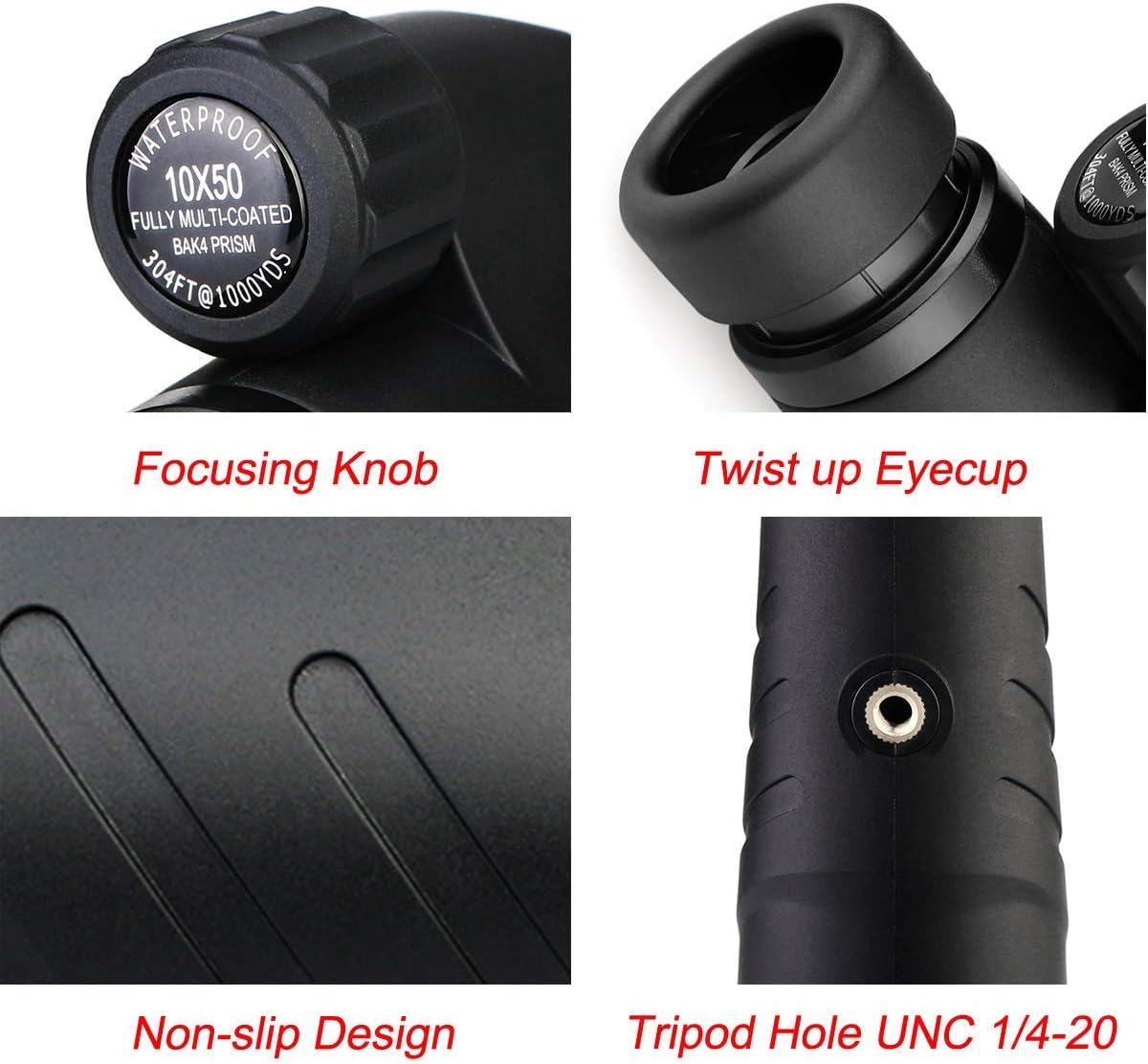 10x50 Waterproof Monocular Telescope with Case P442261
