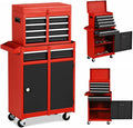 5 Drawer Rolling Tool Chest Cabinet with Wheels and Locking System K82754