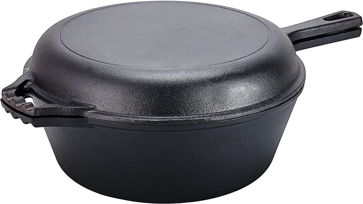 Pre-Seasoned 2-In-1 Cast Iron Skillet N308270