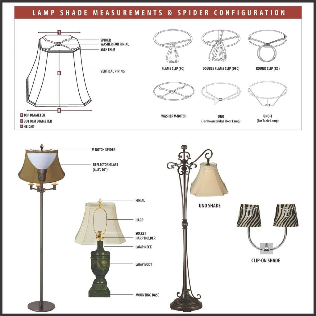 Silk Bell Candelabra Shade Set of 6 Black Gold G1411