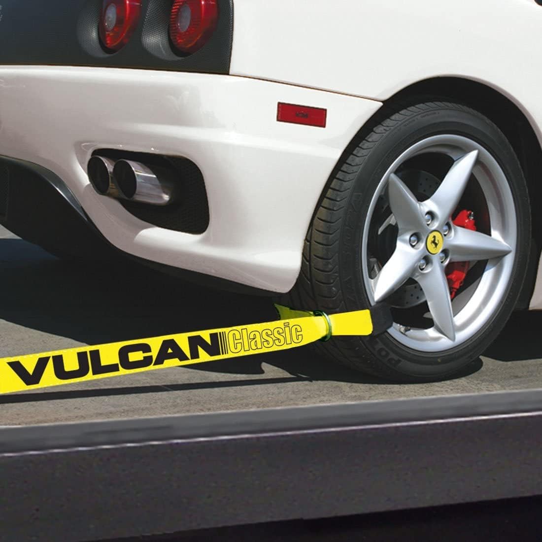 2 Inch x 12 Foot Yellow Loop Car Tie Down Straps X534