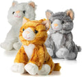 Pack of 3 Large Stuffed Animal Cat Plush Toys P857