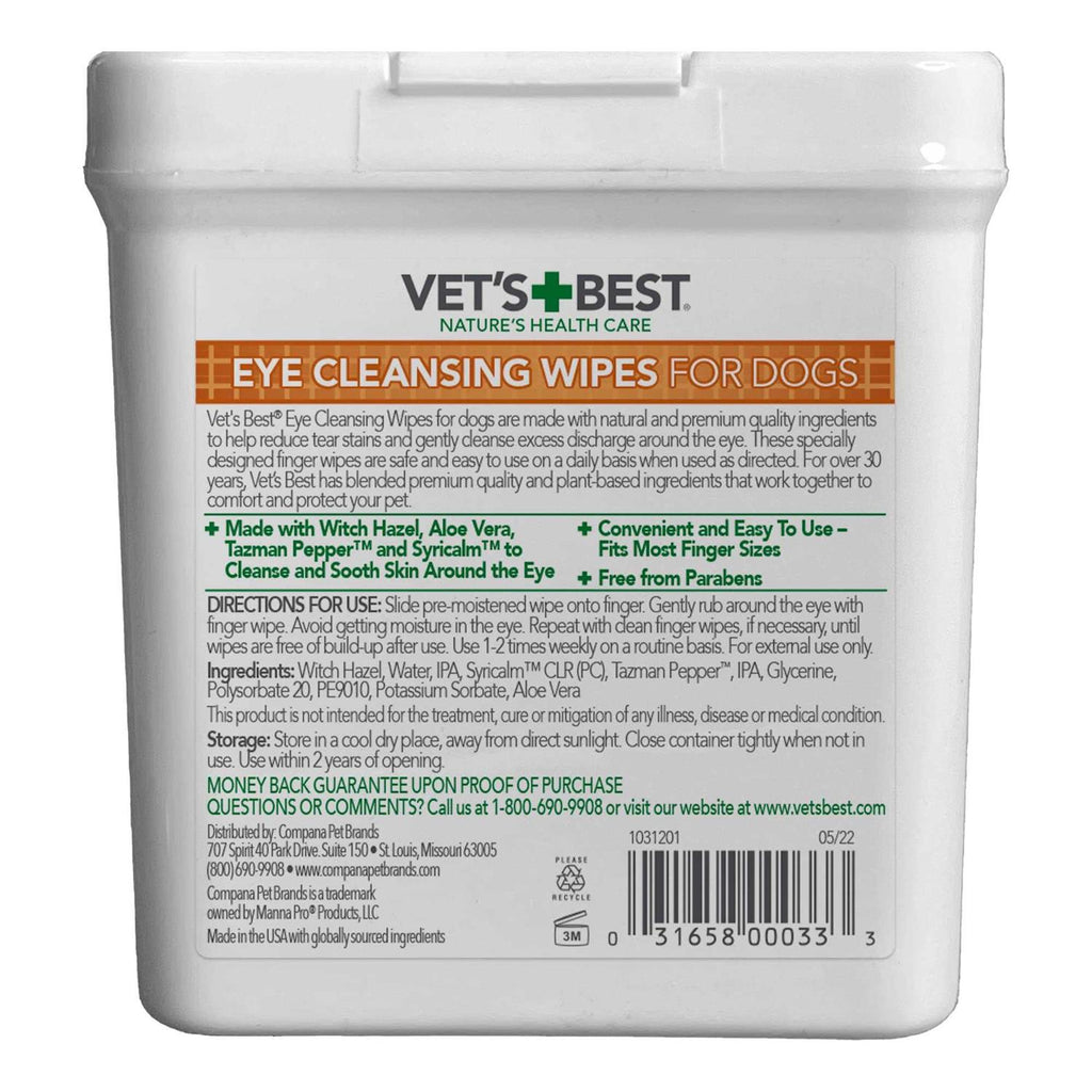 Aloe Vera & Witch Hazel Eye Cleansing Wipes for Dogs H615801