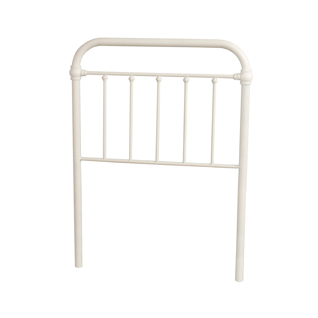 White Metal Headboard I81709