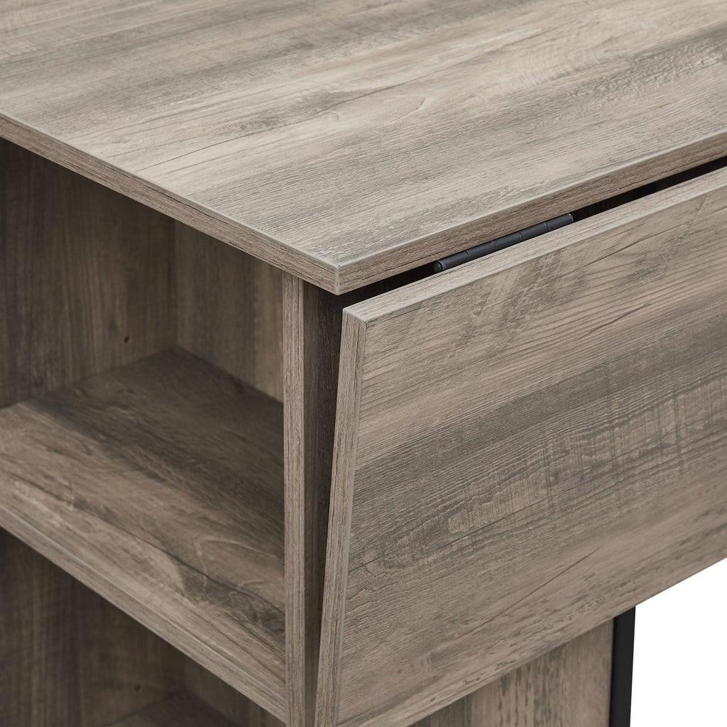 48-Inch Drop Leaf Storage Counter Table B35761