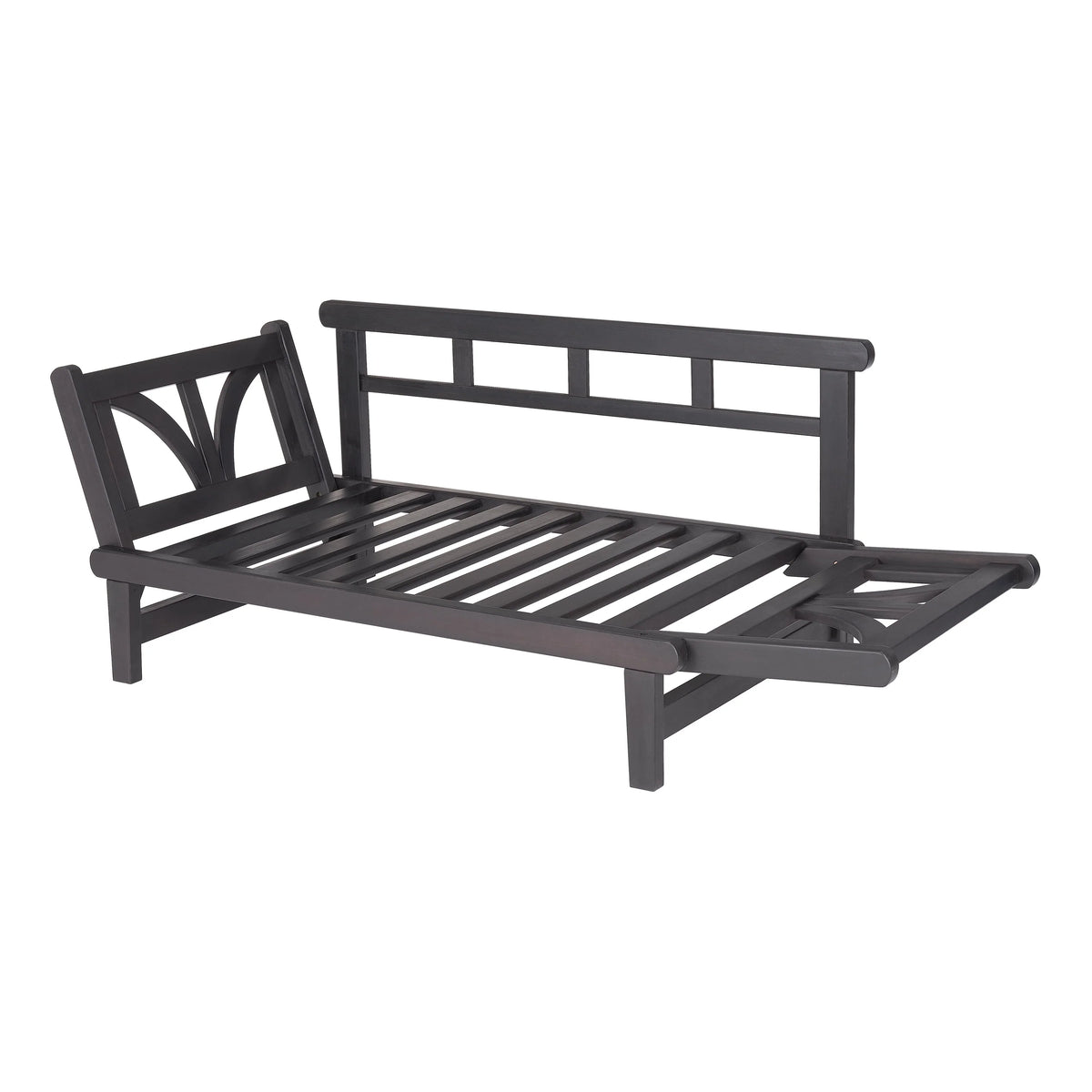 Convertible Wood Outdoor Sofa Blue Cushions X702554