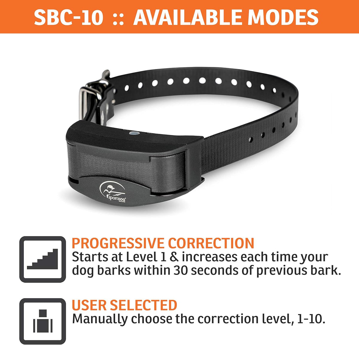 Rechargeable Waterproof Bark Collar D6455