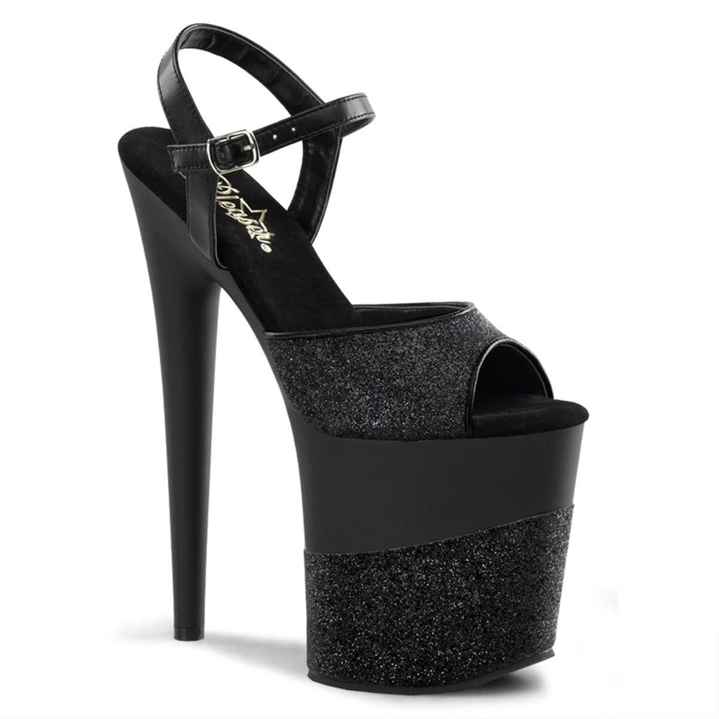 Gold 8x22 Heel Ankle Strap Platform S T8399