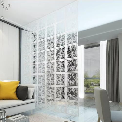 5pcs DIY Wood-Plastic Room Privacy Screen Divider M5725