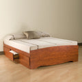 Cherry Queen Platform Storage Bed T8712