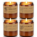 6 Pack Soy Scented Candles 21 oz Jar W2160
