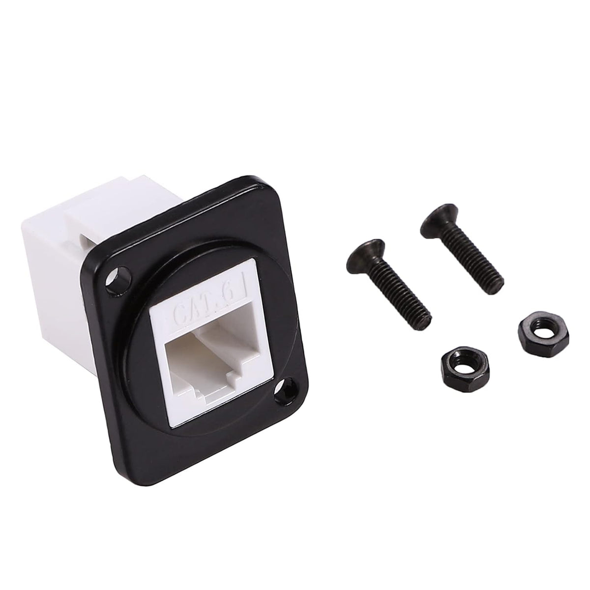 RJ45 Coupler Cat 6 Panel Mount Ethernet Connector Female to Female G136160
