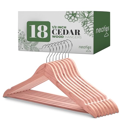 Red Cedar Wooden Hangers 6 Pack W385588