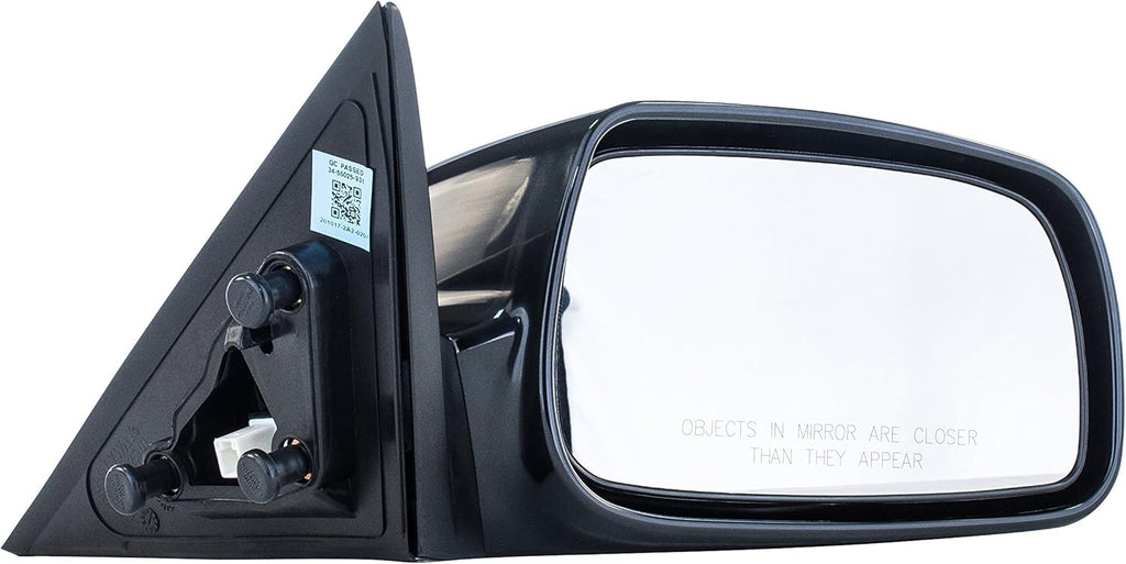 Right Passenger Side Unpainted Non-Heated Non-Folding Door Mirror Q50063