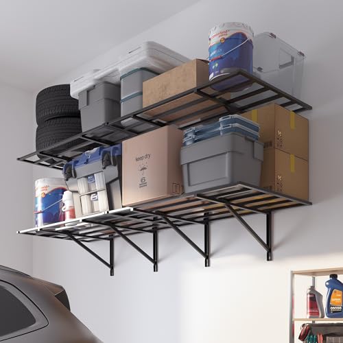 2-Pack Heavy Duty Garage Storage Shelving, 1600lbs Weight Capacity R205