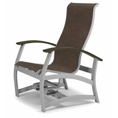 Textured Silver Mocha Patio Chair B58630