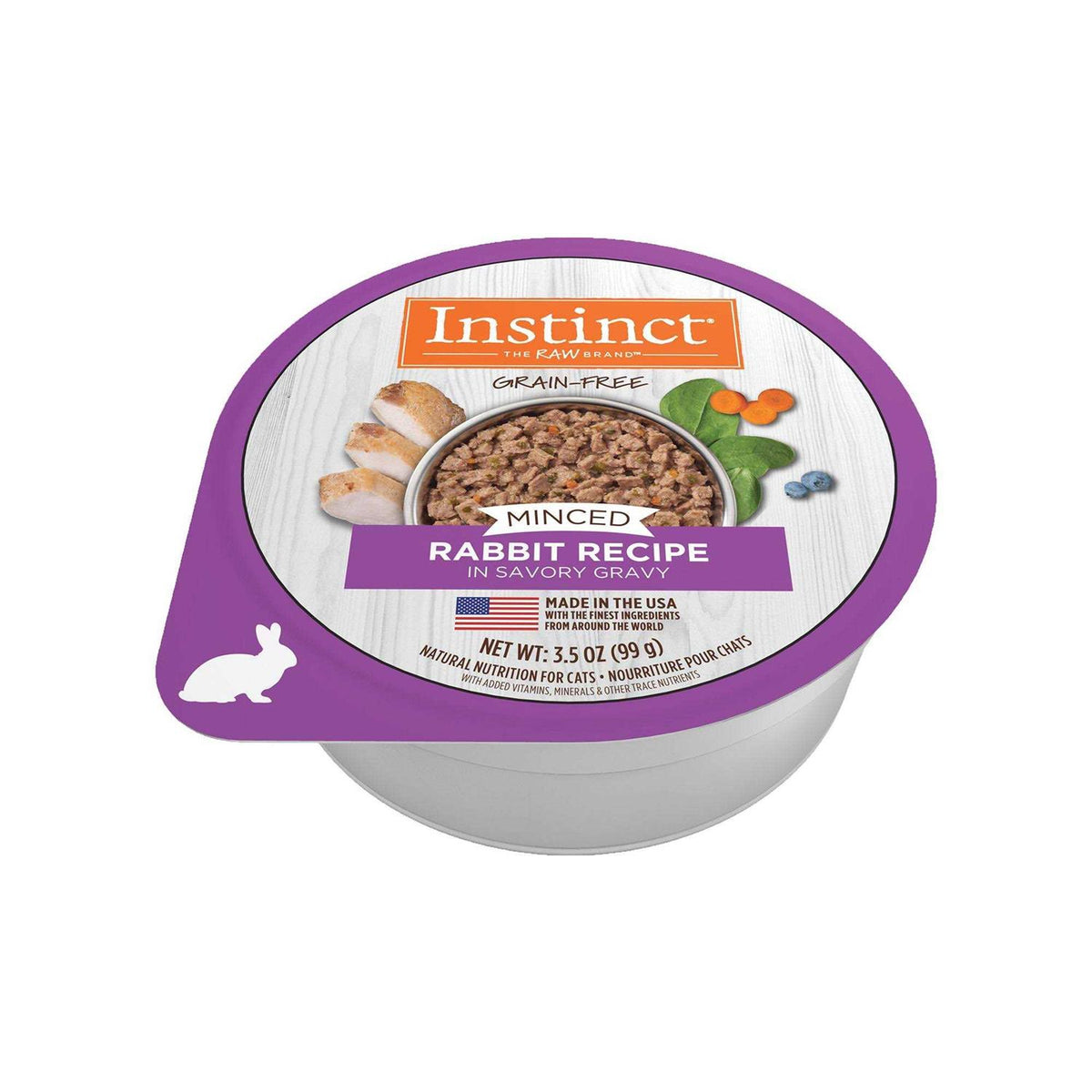 Grain-Free Minced Recipe Wet Cat Food Cups S318719