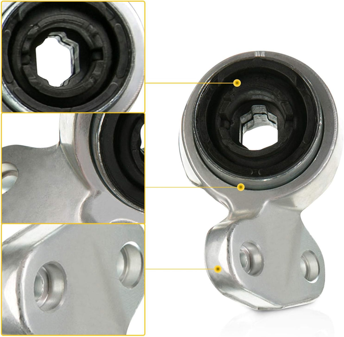 Set of 4 Front Lower Suspension Control Arm Bushing Kits for BMW E46 3-Series, E85 Z4 O1998