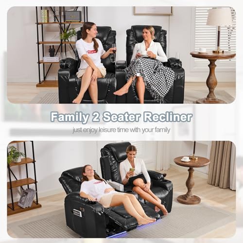 Blue Power Reclining Loveseat Sofa K54333