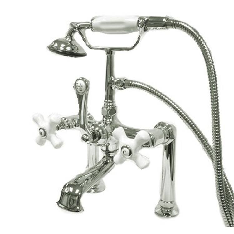 Oil Rubbed Bronze Clawfoot Tub Filler with Hand Shower J78311