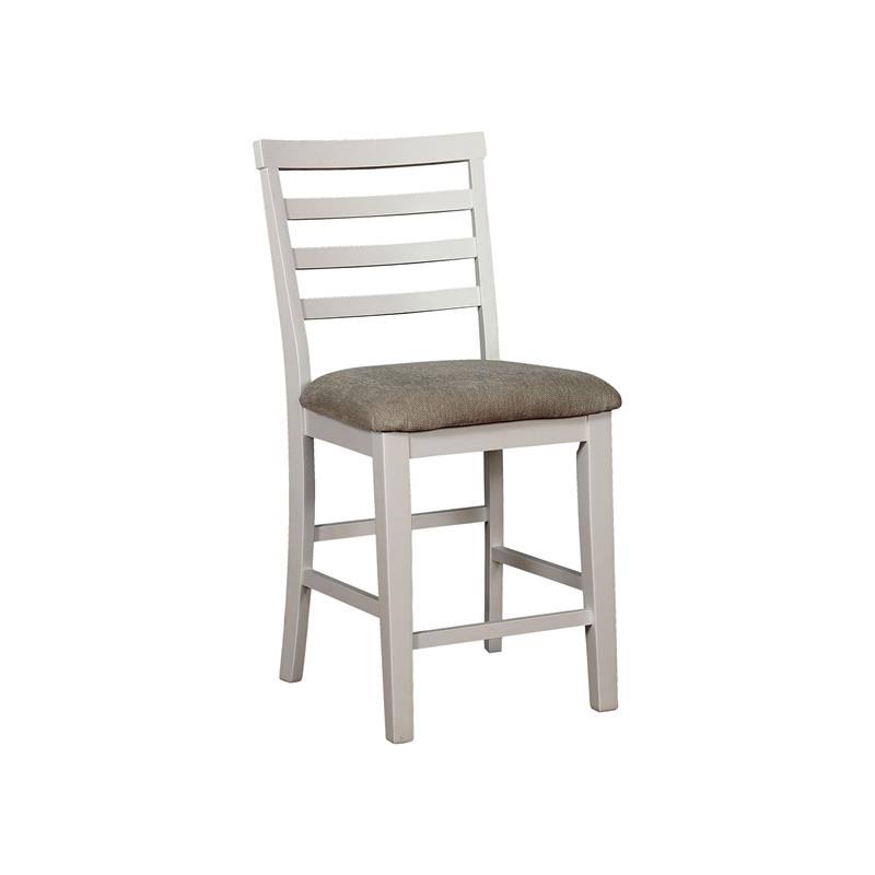 White 3-Piece Wood Counter Height Dining Set Y7747