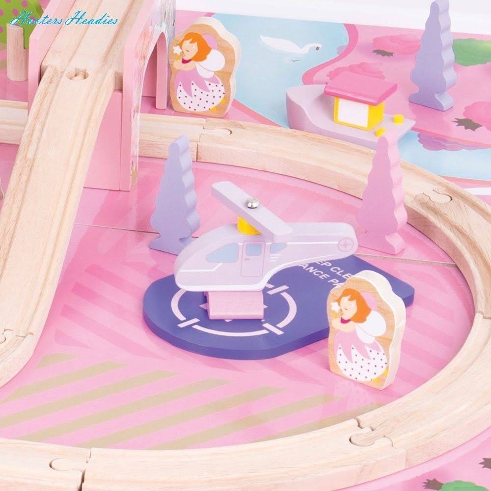 Wooden Train Set and Table B328