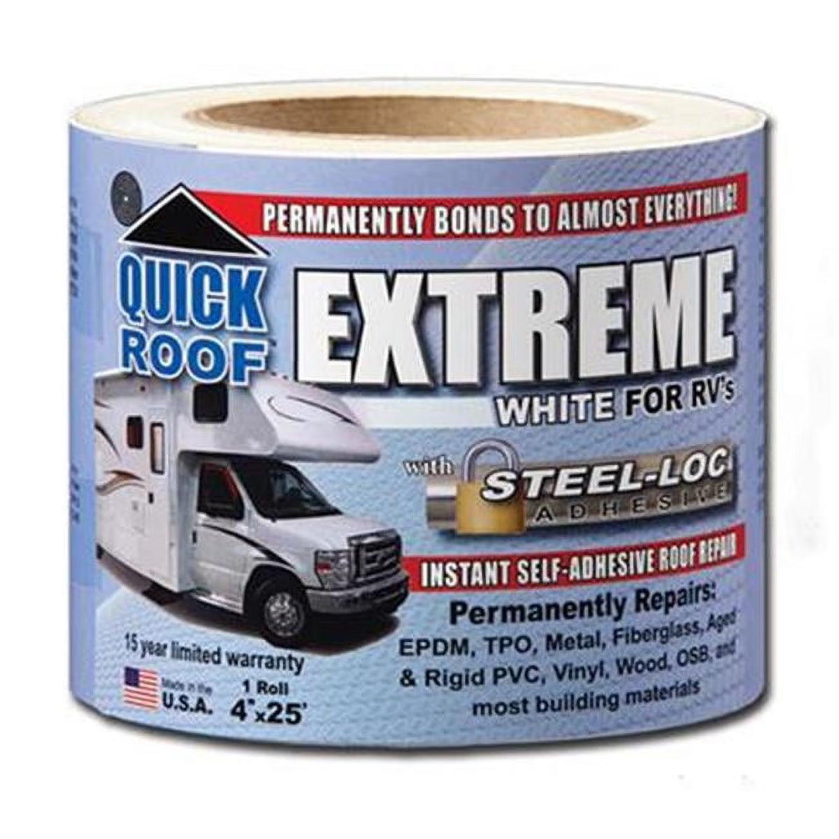 Tan Steel RV Roof Repair Tape 4 x 25 in. S313