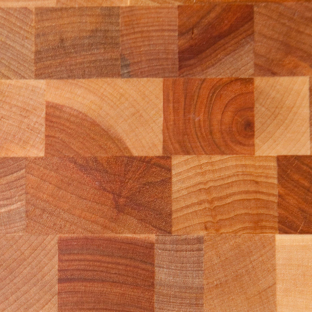 Birch End Grain Cutting Board with Feet M45411