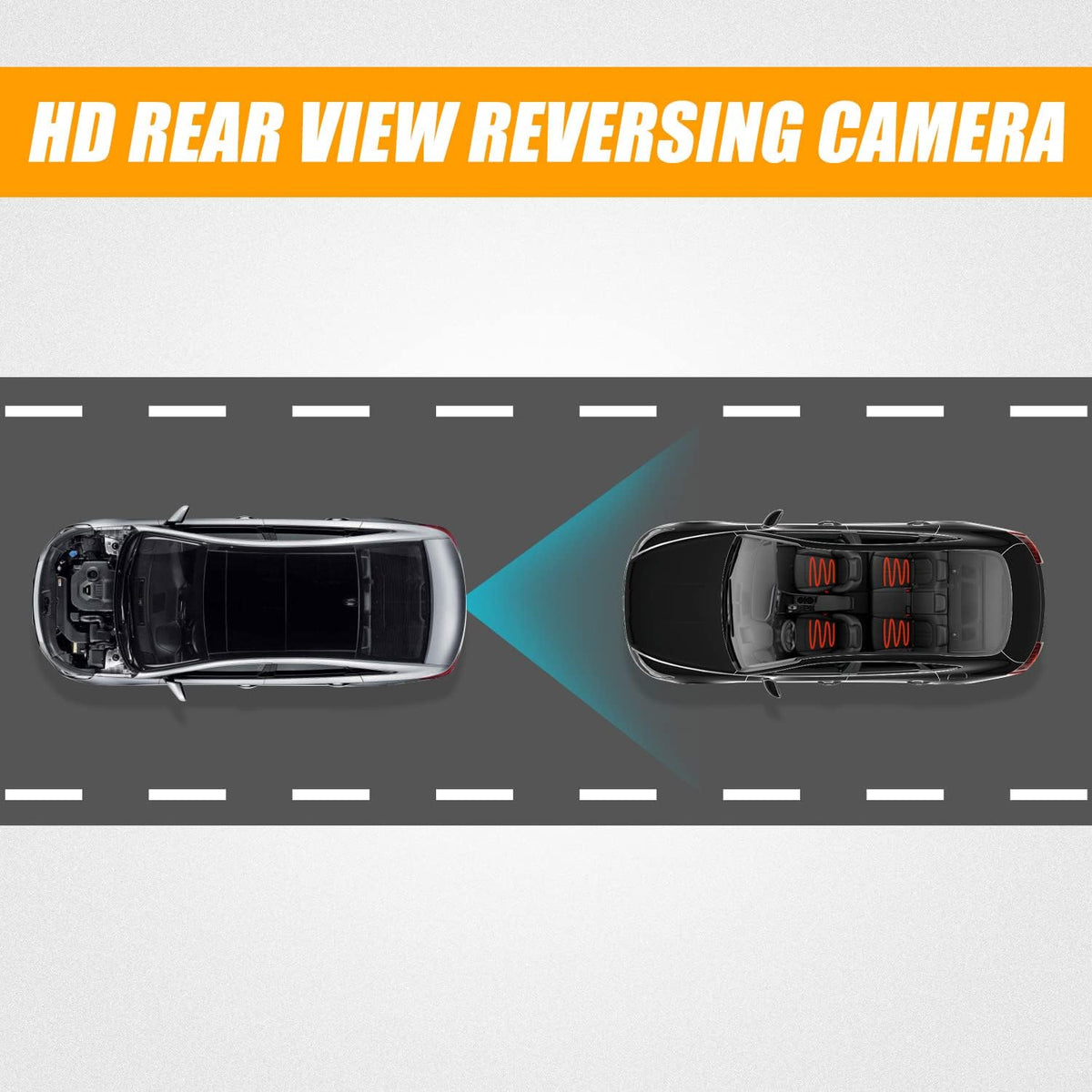 Rear View Backup Camera with Link Cable and Plug Q273946