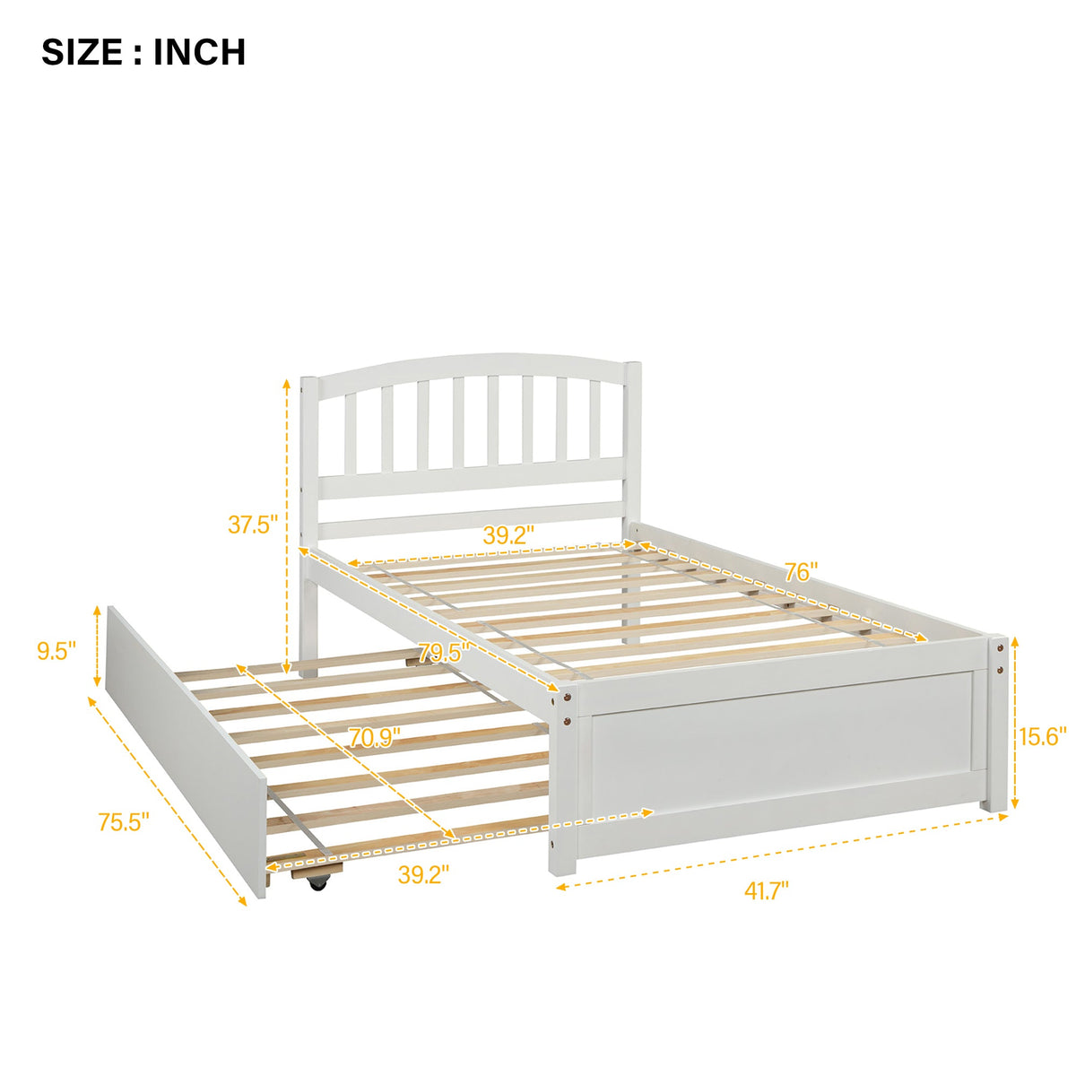 Twin Trundle Bed P284