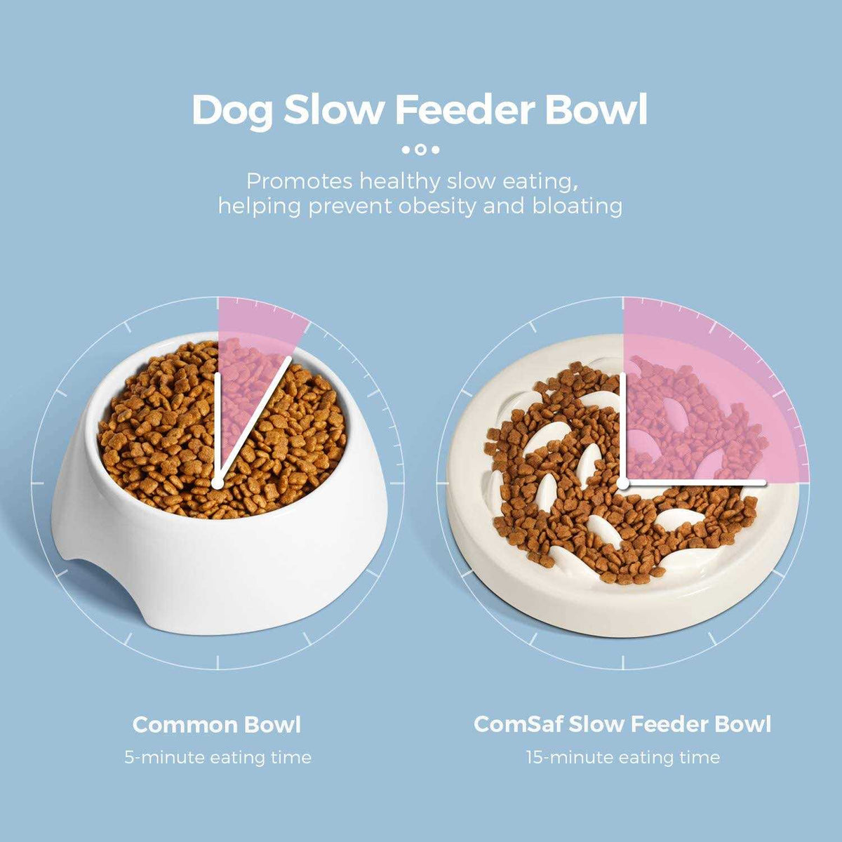 Slow Feeder Bowl for Cats and Small Dogs G220273