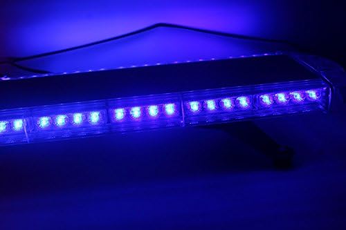 88W LED Flashing Strobe Light 17 Modes Amber White H360