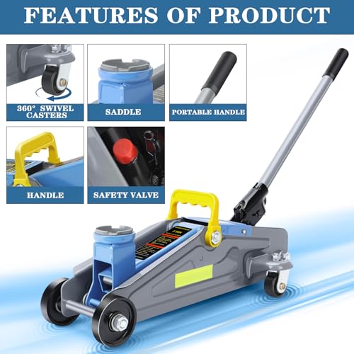 2T Portable Hydraulic Floor Jack P299122