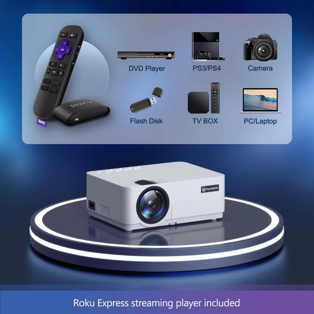 HD Mini Projector with Streaming Player X870