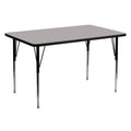 Grey Laminate Rectangular Activity Table F2238