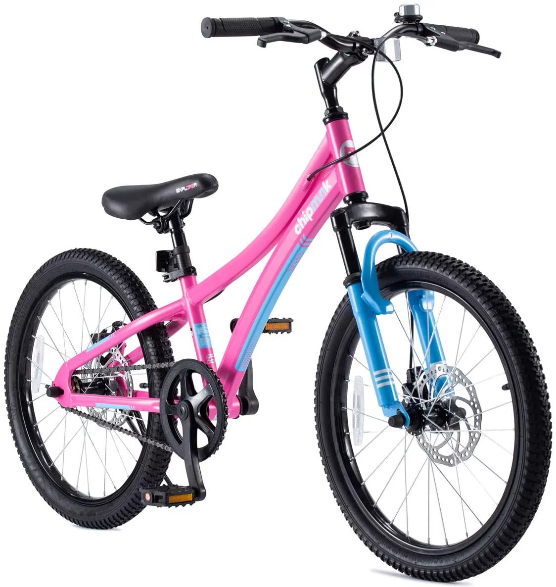 20 In. Children's Bicycle, Black and Blue B56341