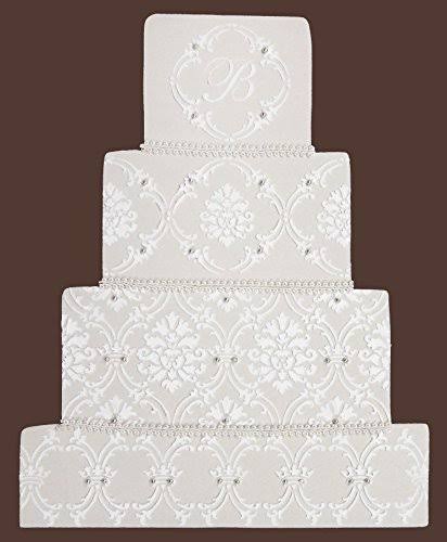 Royal Damask Cake Stencil Set W423205