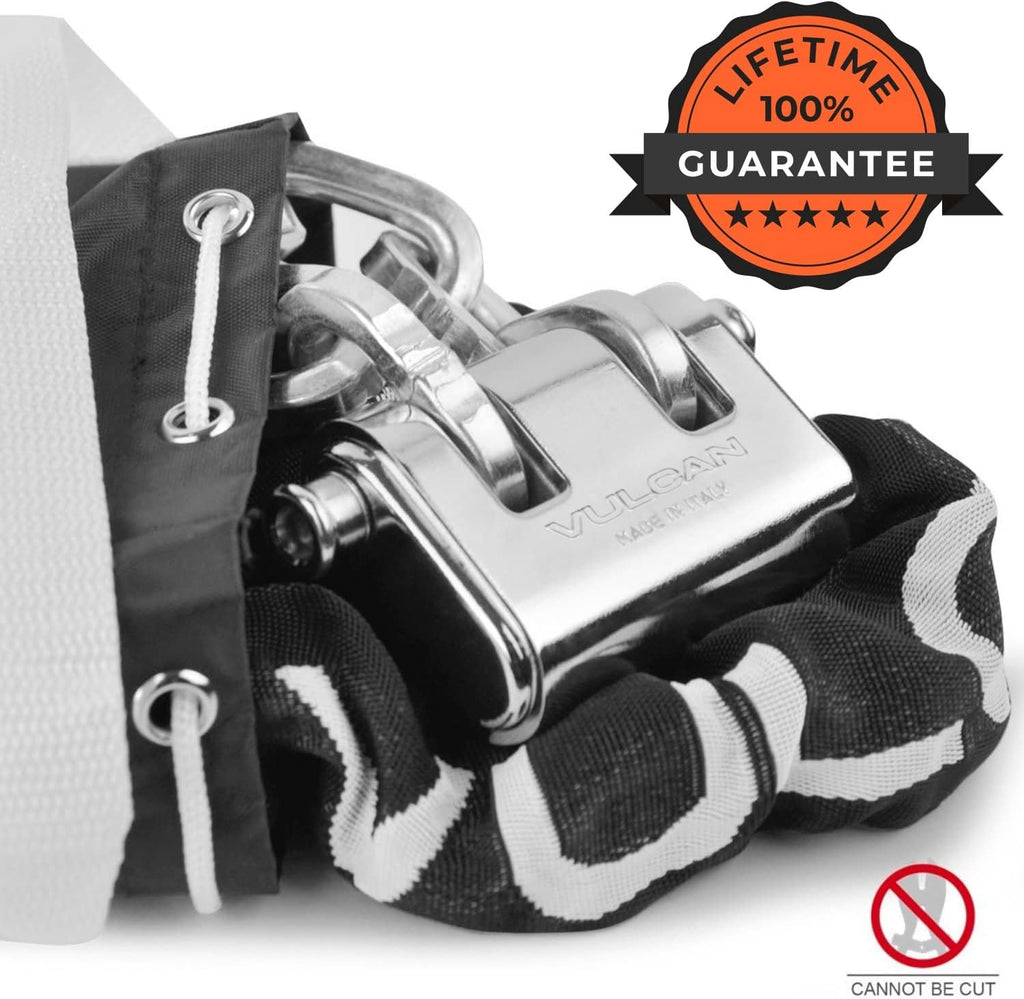 3/8 Inch x 3 Foot Case-Hardened Security Chain and Lock Kit M74218