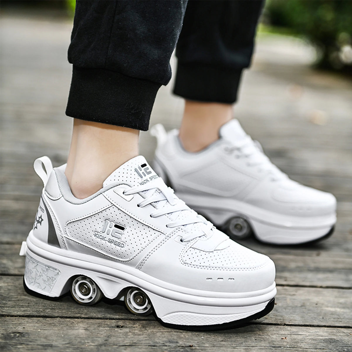 Roller Skate Shoes 2-in-1 Invisible Roller Skates Z8360