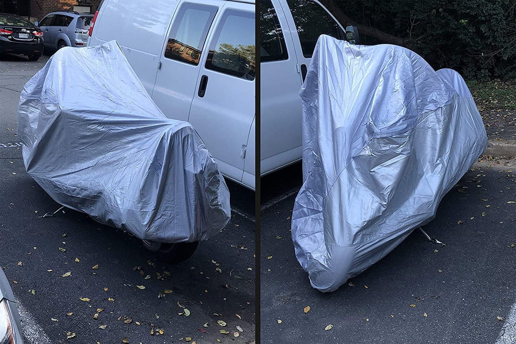 Scooter Cover with Reinforced Securing Straps and Storage Bag Q8530
