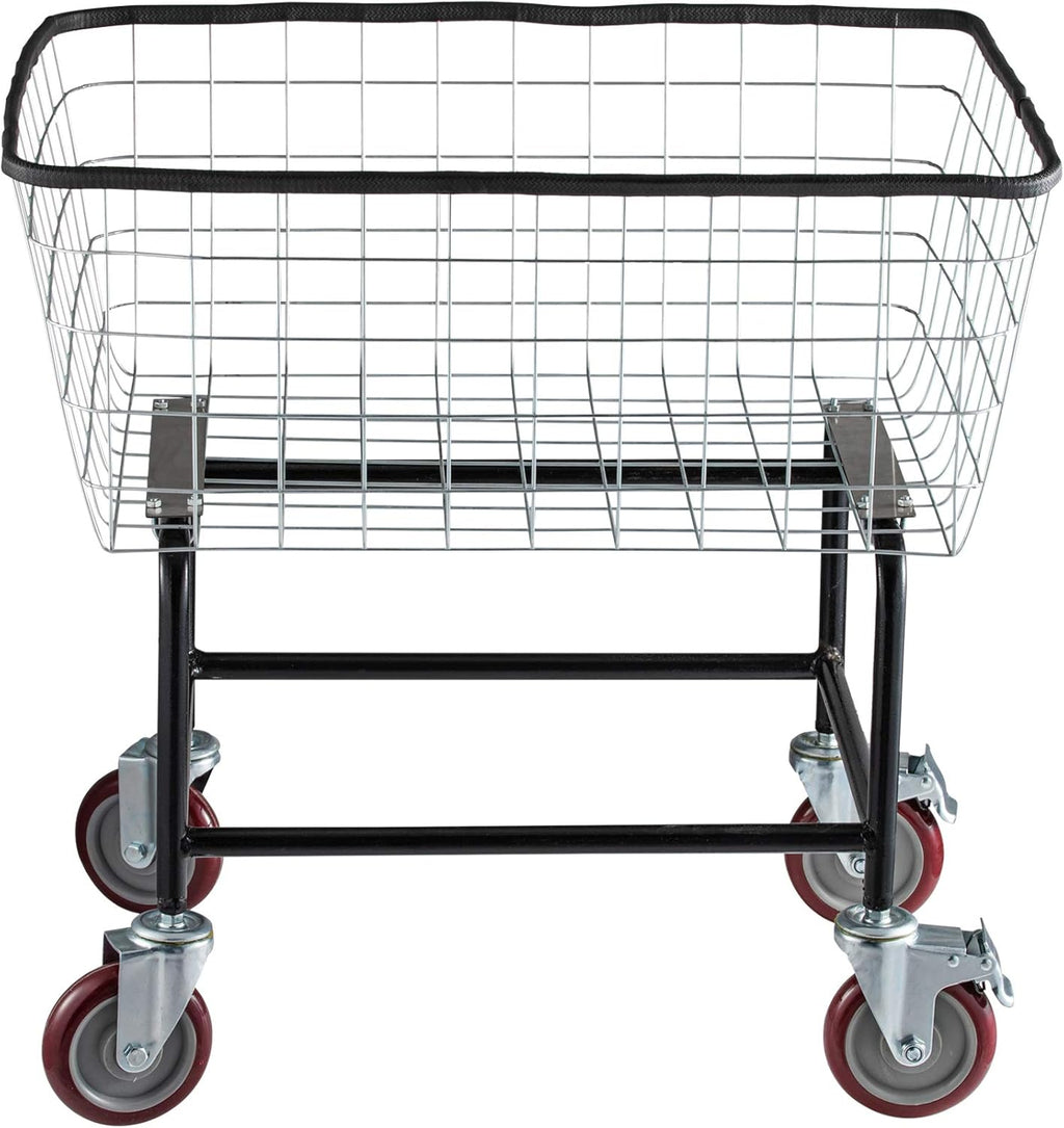2.5 Bushel Wire Laundry Cart with Wheels H710310