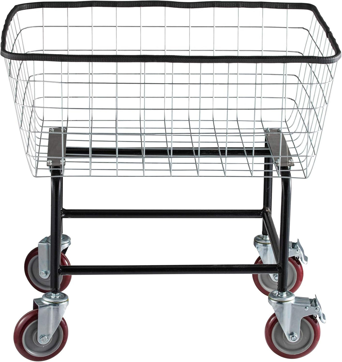 2.5 Bushel Wire Laundry Cart with Wheels H710310