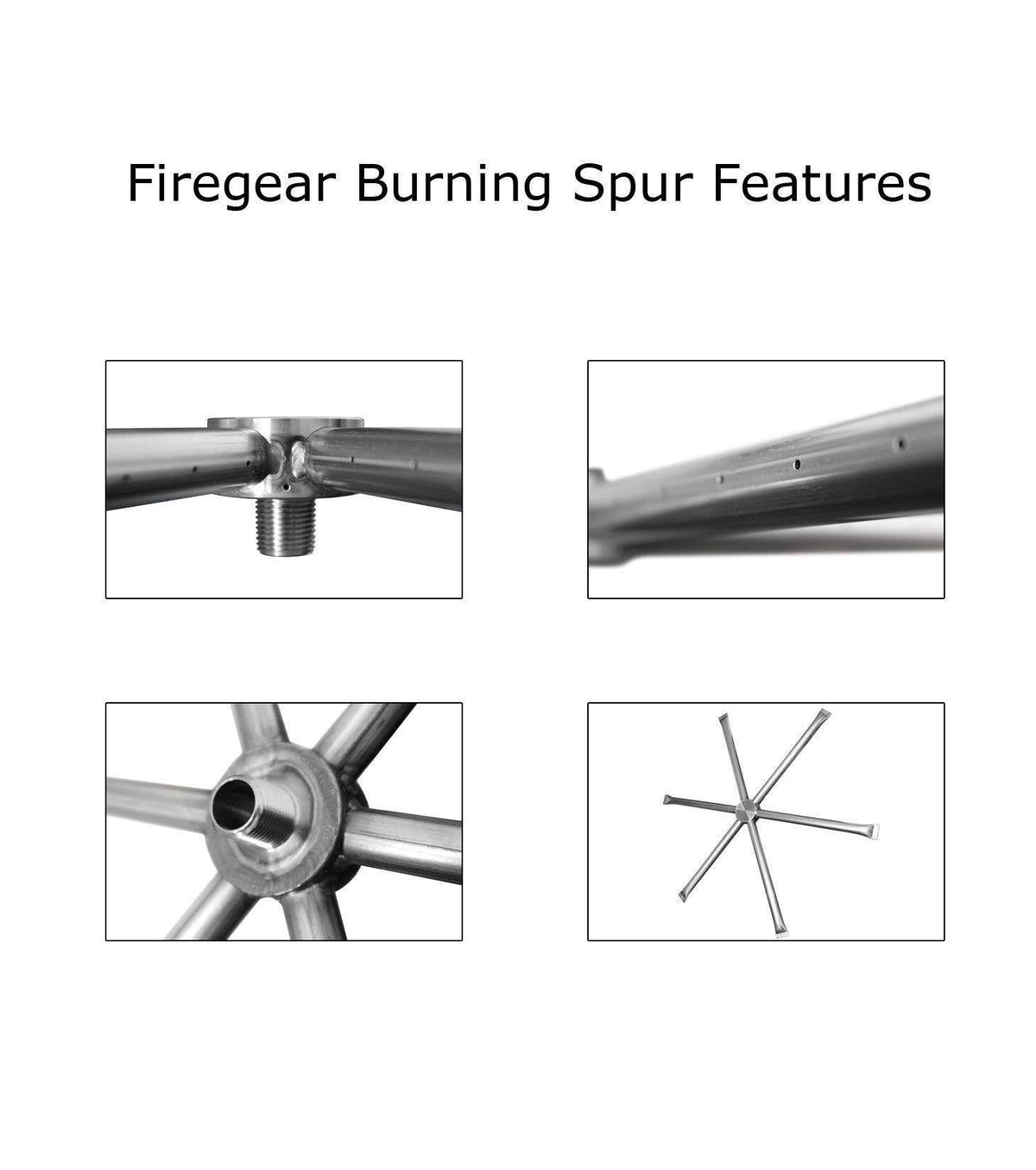 26x22 SS Square Gas Fire Pit Insert G27540