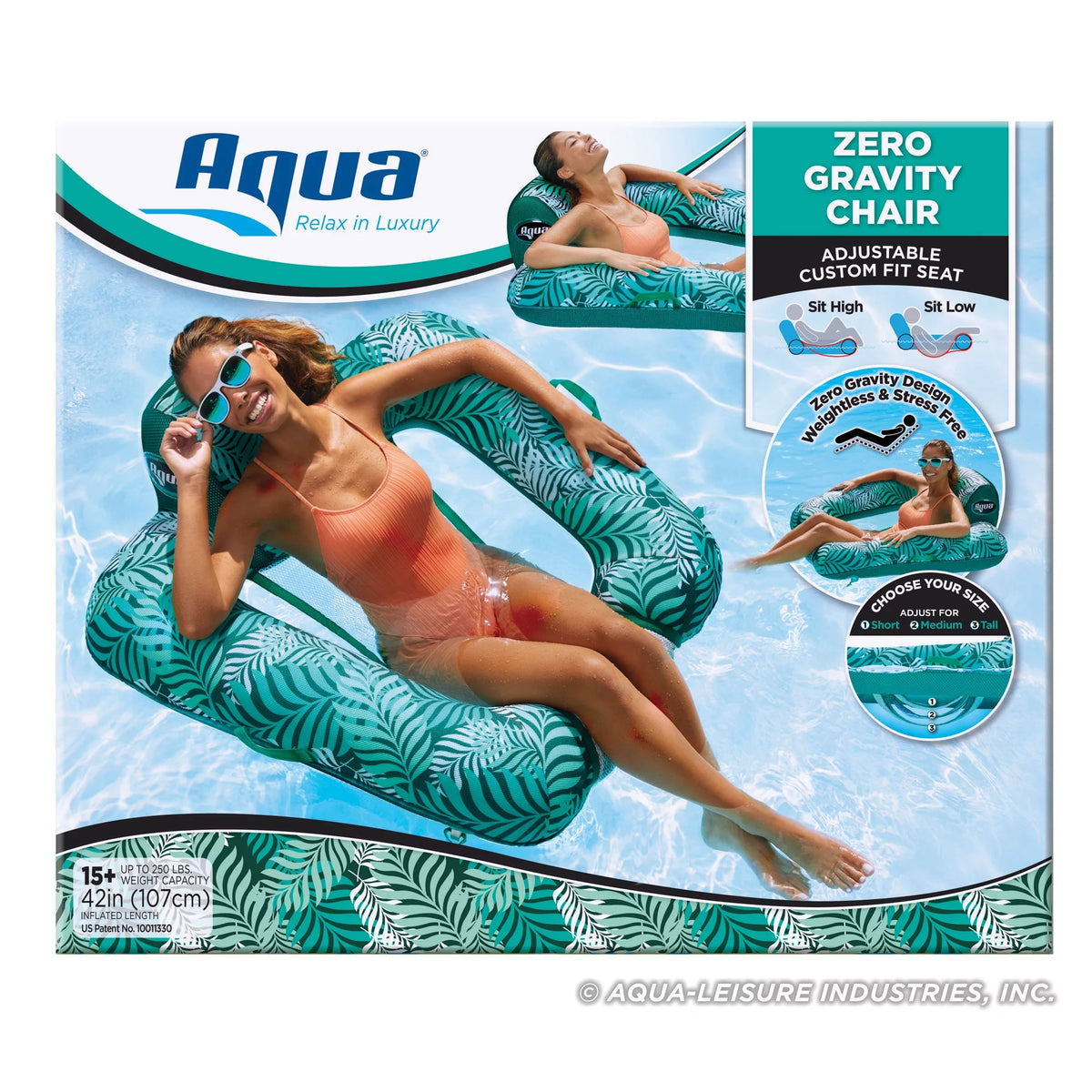 Inflatable Swimming Pool Chair Float L46997