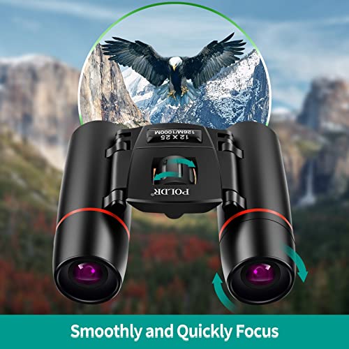 12X25 Small Compact Pocket Binoculars W6875