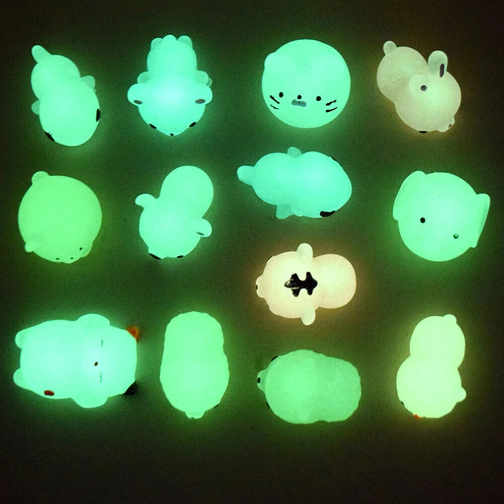 Glow-in-the-dark Squishy Fidget Animal Hand Toy F2507